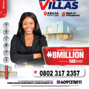 Land For Sale in Abuja, Excel Villas Estate