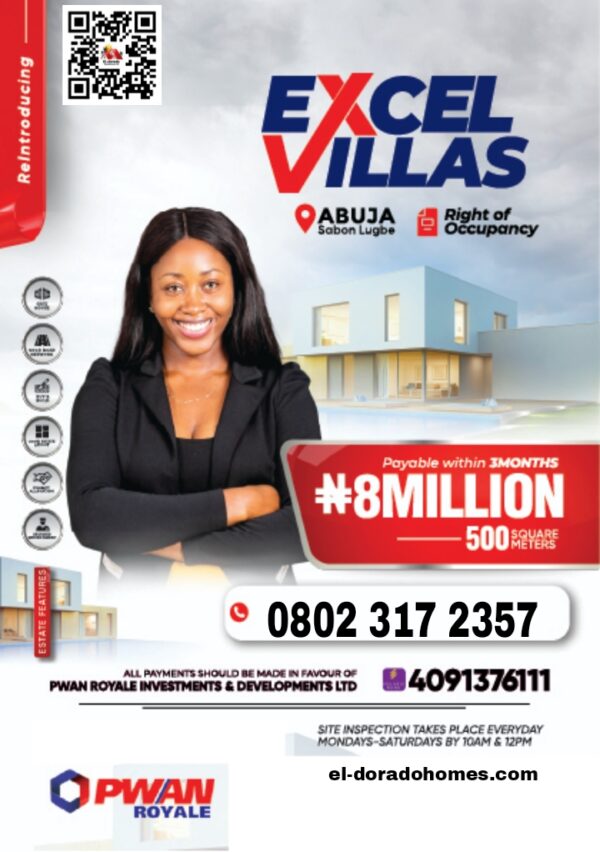 Land For Sale in Abuja, Excel Villas Estate