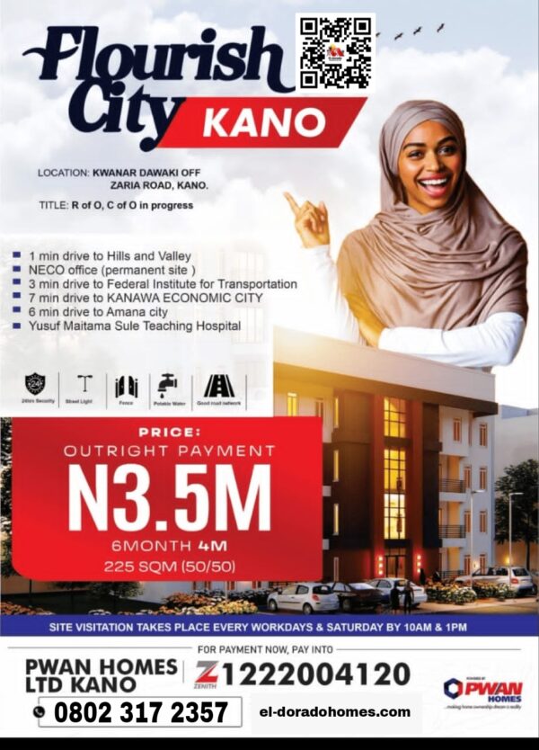 Land in Kano For Sale, Flourish City Estate